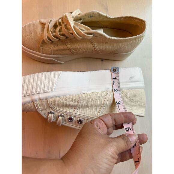 SUPERGA 2750 PLATFORM SNEAKERS CAMEL size 41.5 / US 10 - Picture 6 of 10